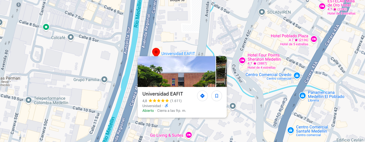 La Universidad EAFIT ofrece una maestría en ingeniería química con énfasis en gestión de proyectos para formar líderes en la industria