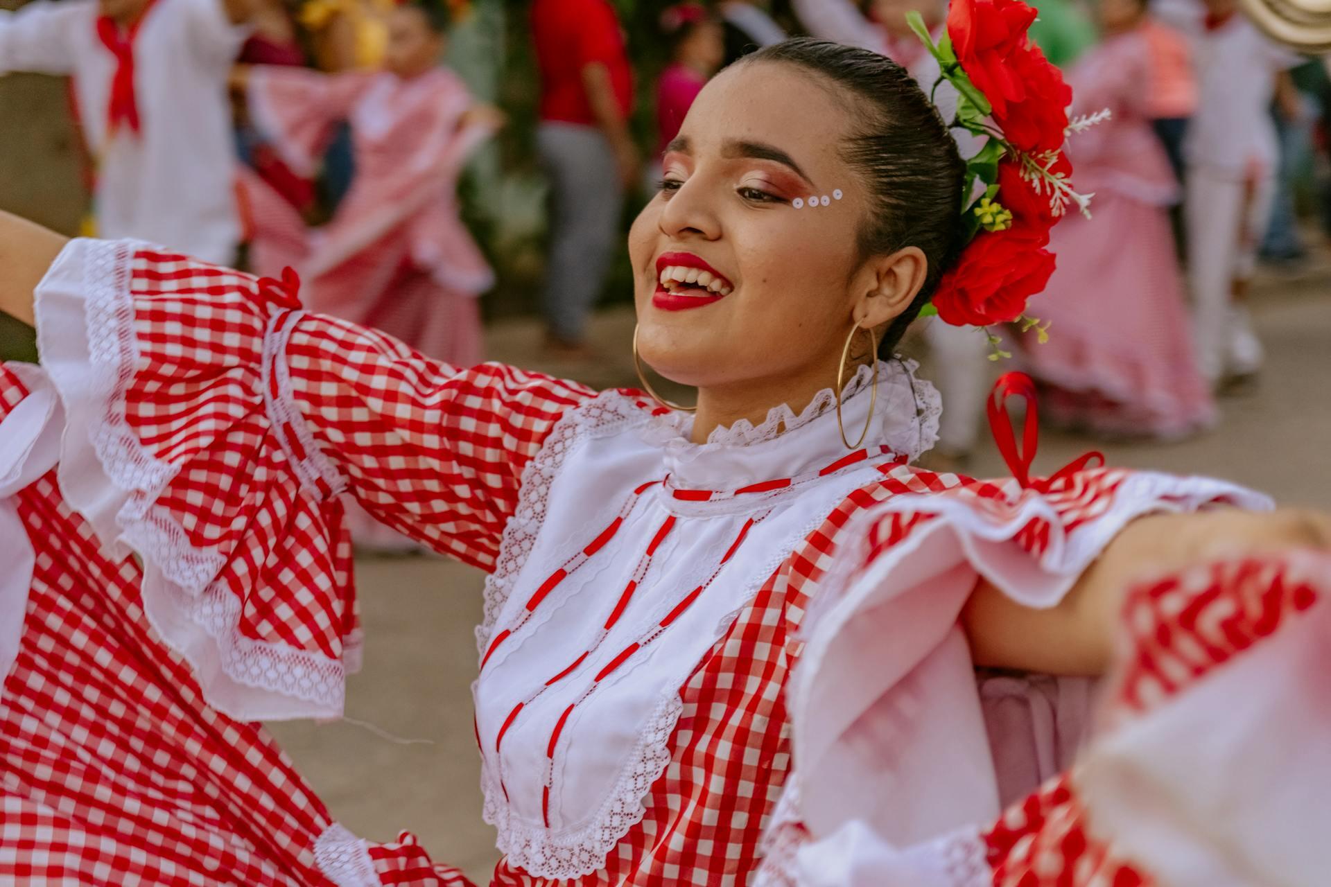 Bailarina de Cumbia