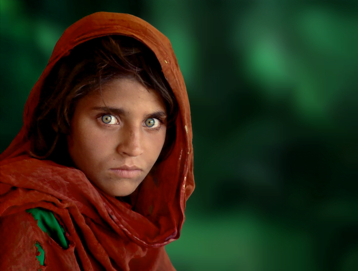 La niña afgana de ojos verdes, de Steve McCurry.