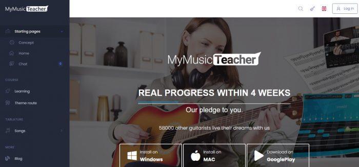 Un profe de música virtual para ti.
