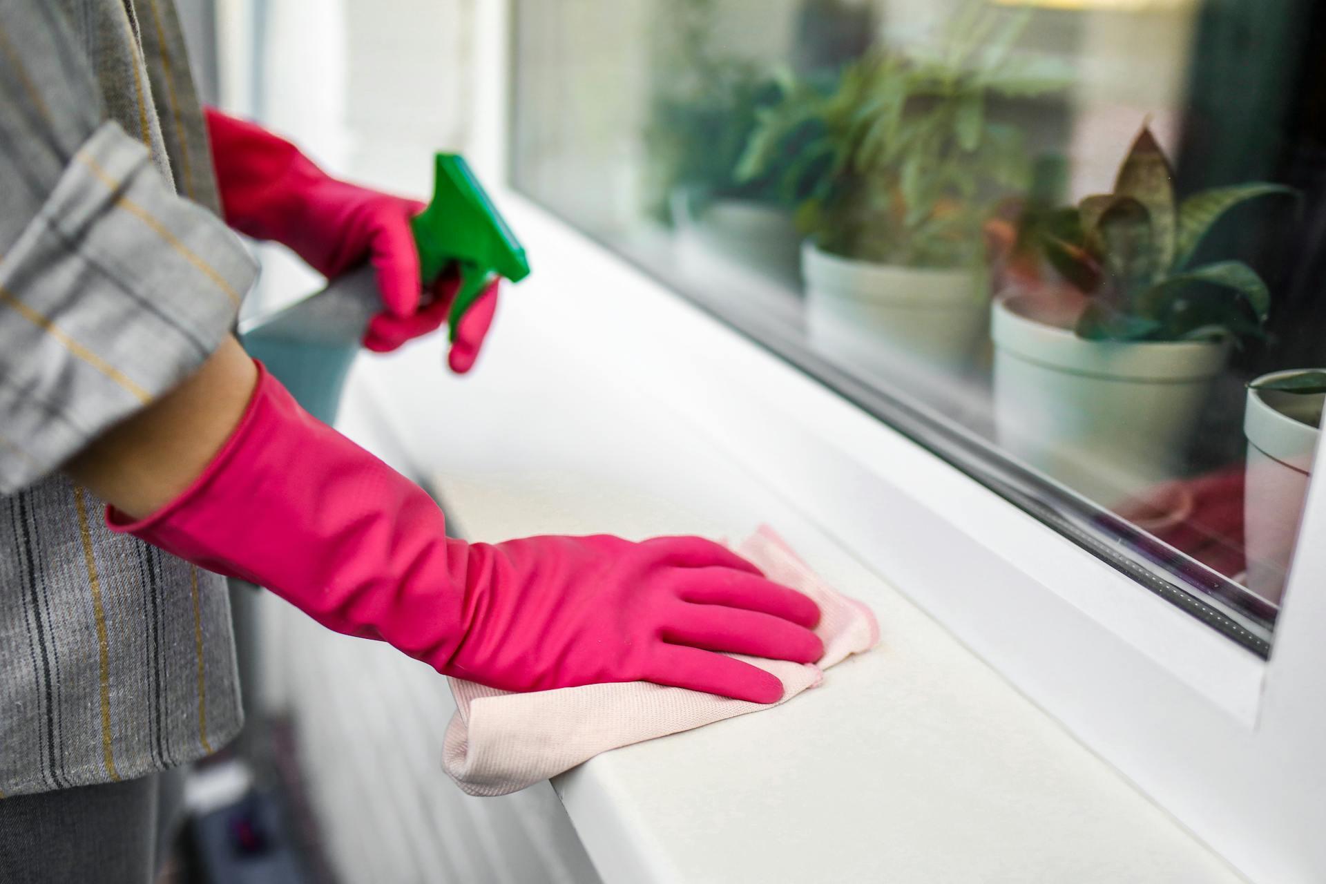 Limpieza con productos quimicos en casa