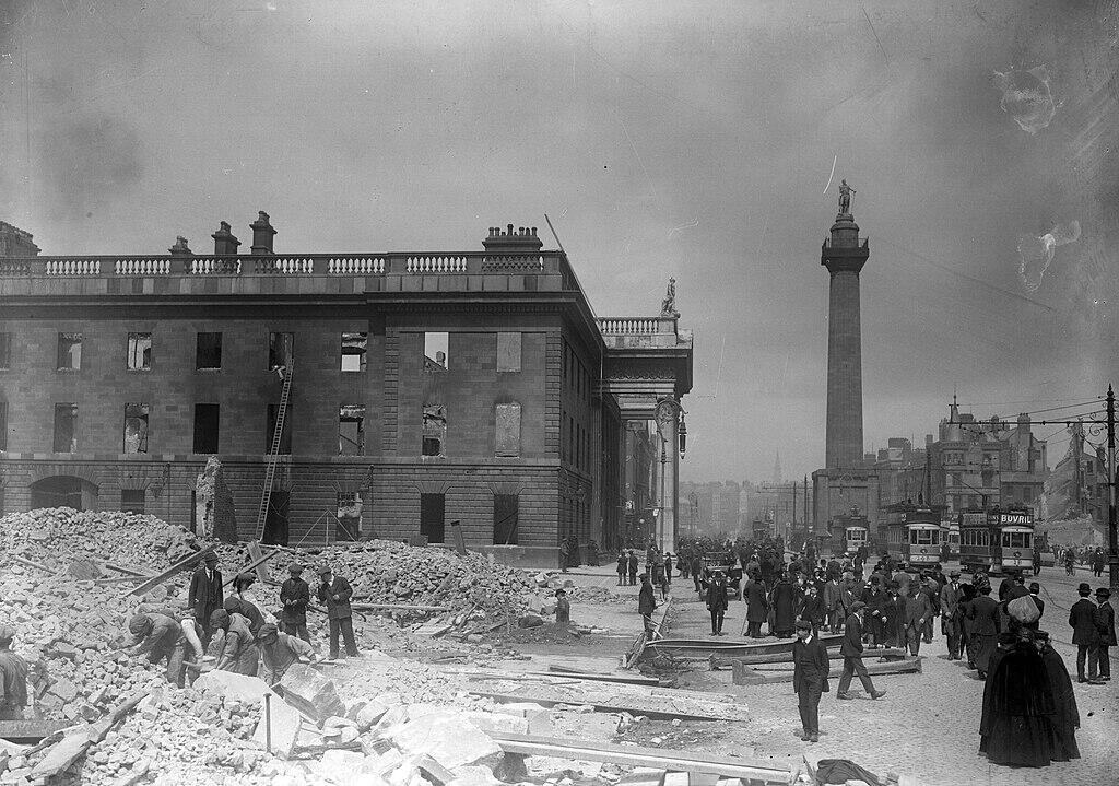 Ruinas de Dublín. Alzamiento de Pascua (1916)