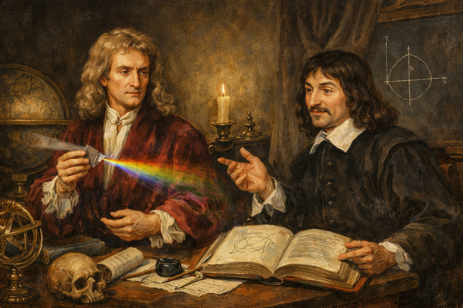 Comparacion Newton con Descartes