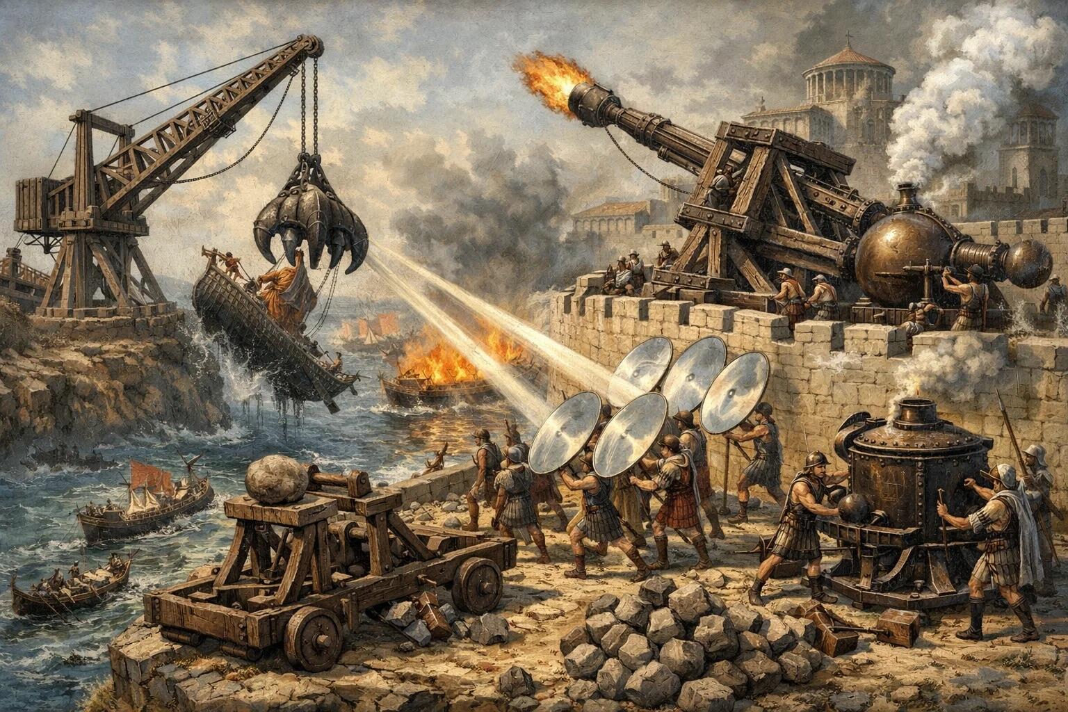 Máquinas de guerra de Arquimedes