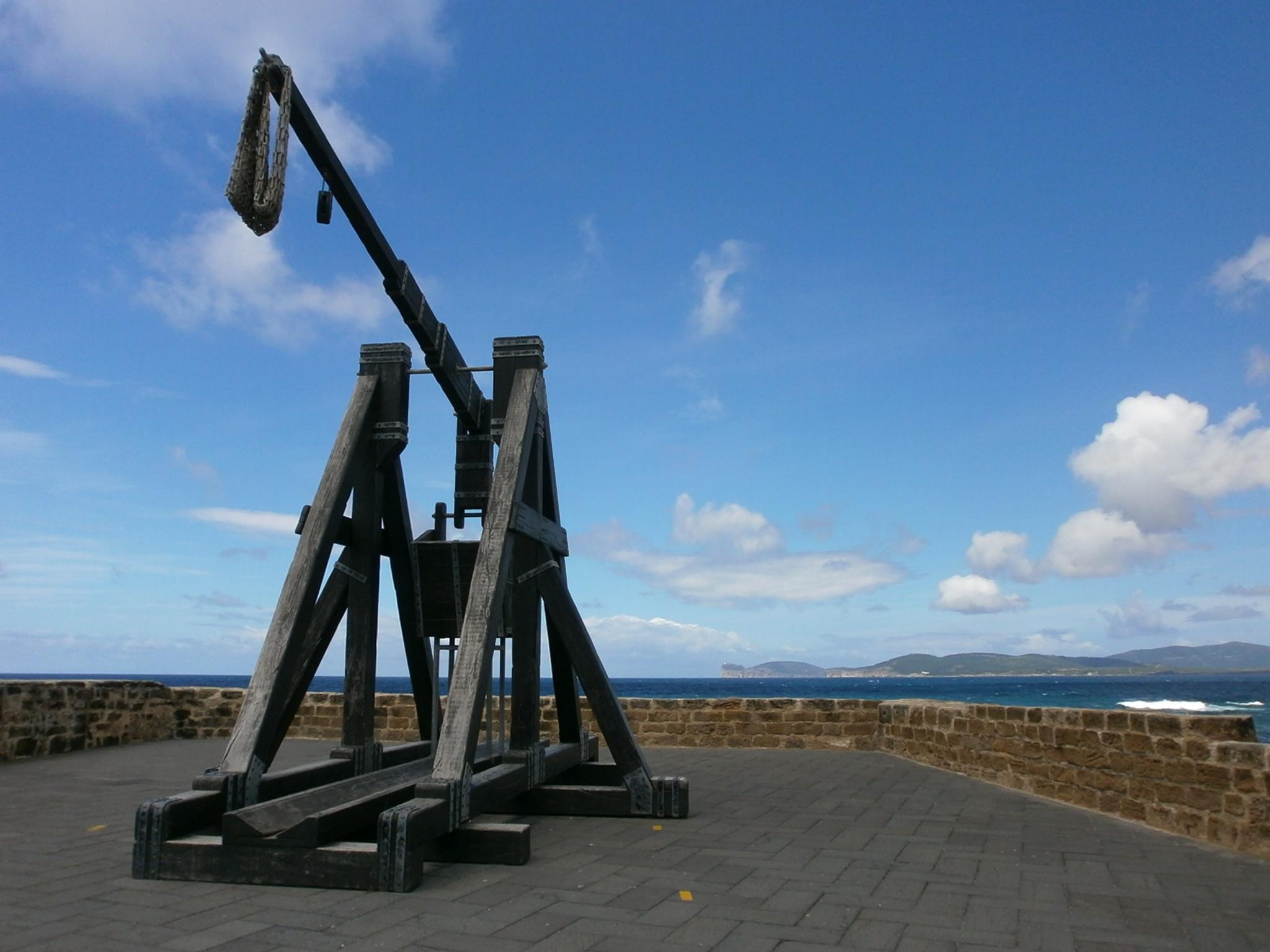 Arquímedes catapulta