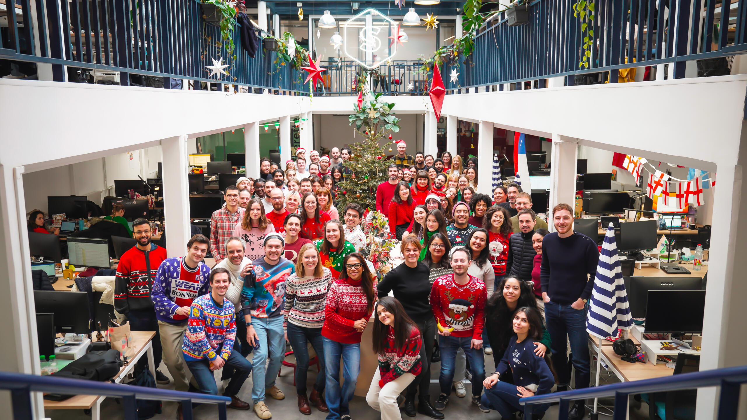 El equipo Superprof en Navidad