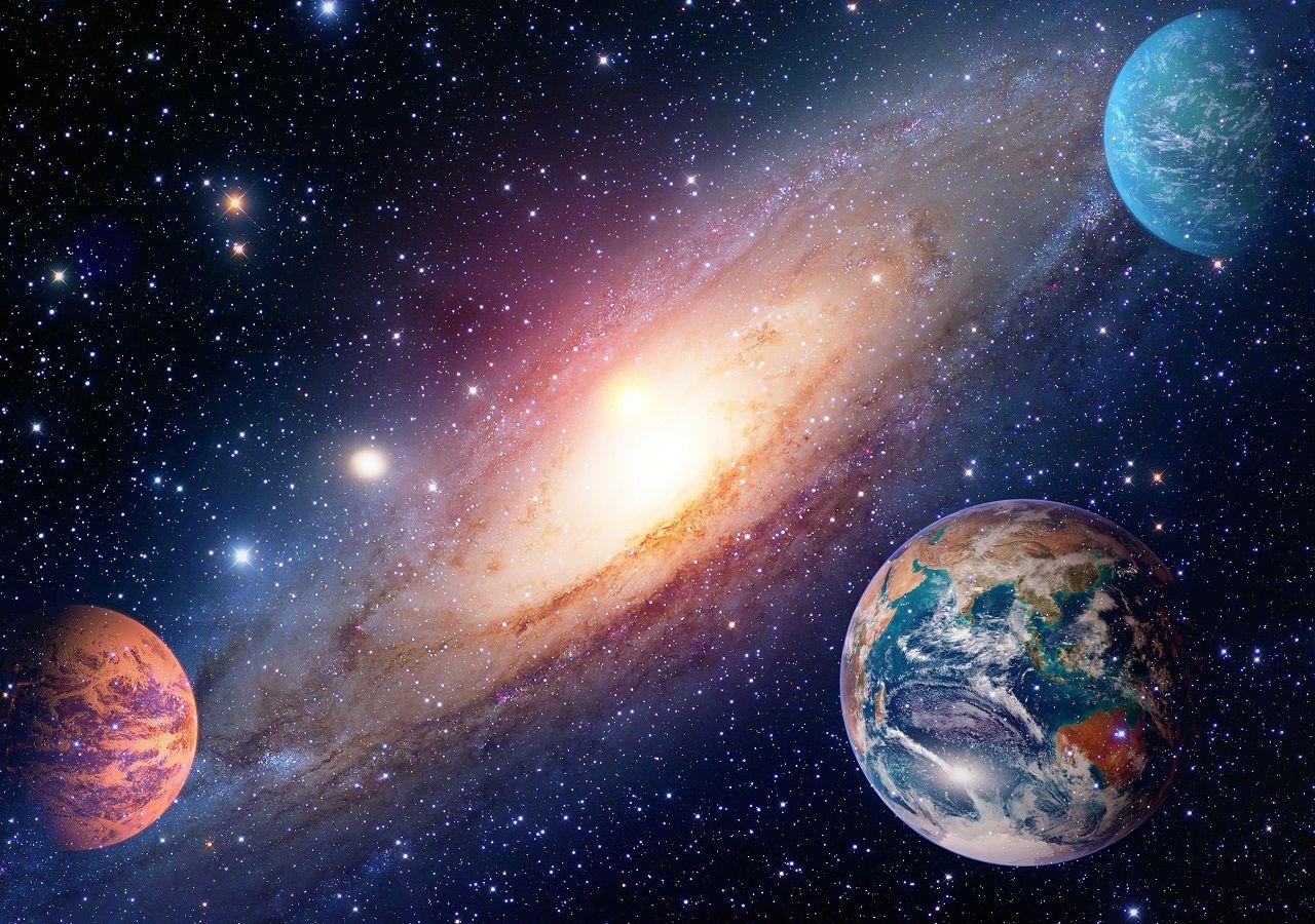 Estrellas, planetas y galaxias.