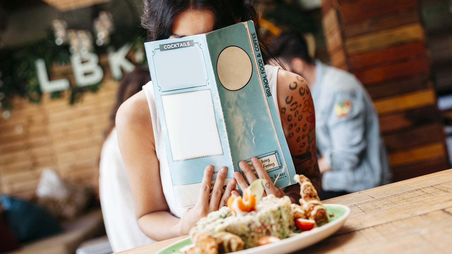 Comida en ingles: historias de experiencias en restaurantes.