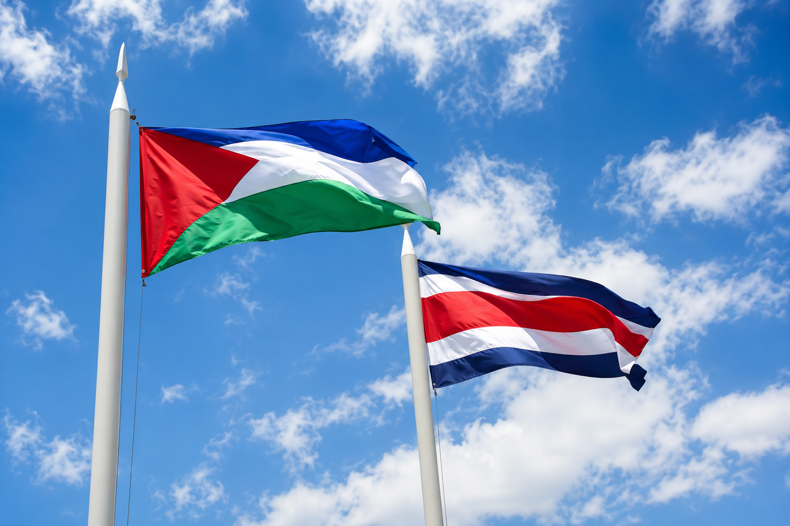 banderas de dos naciones