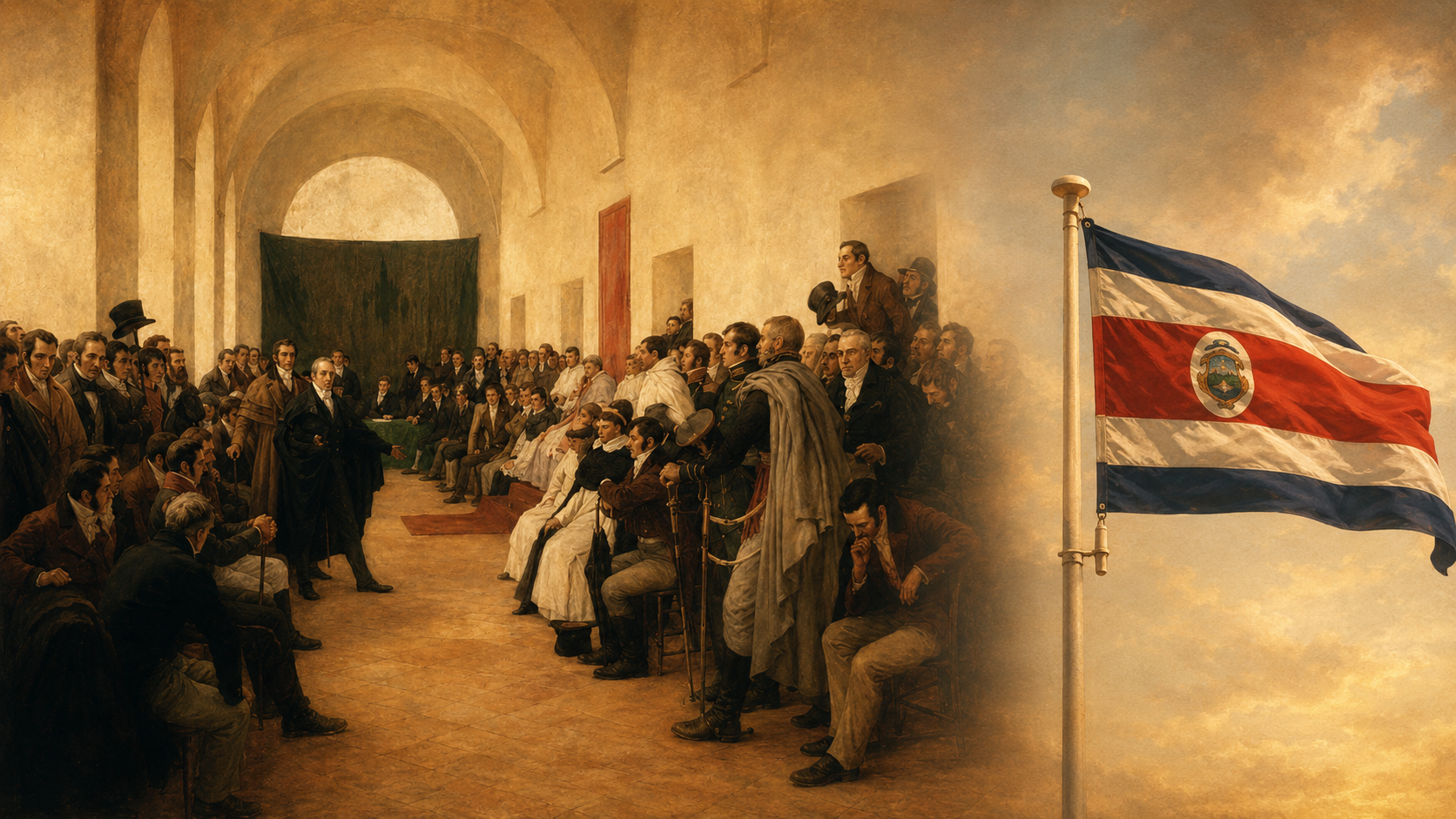 Reunión de las autoridades en el cabildo