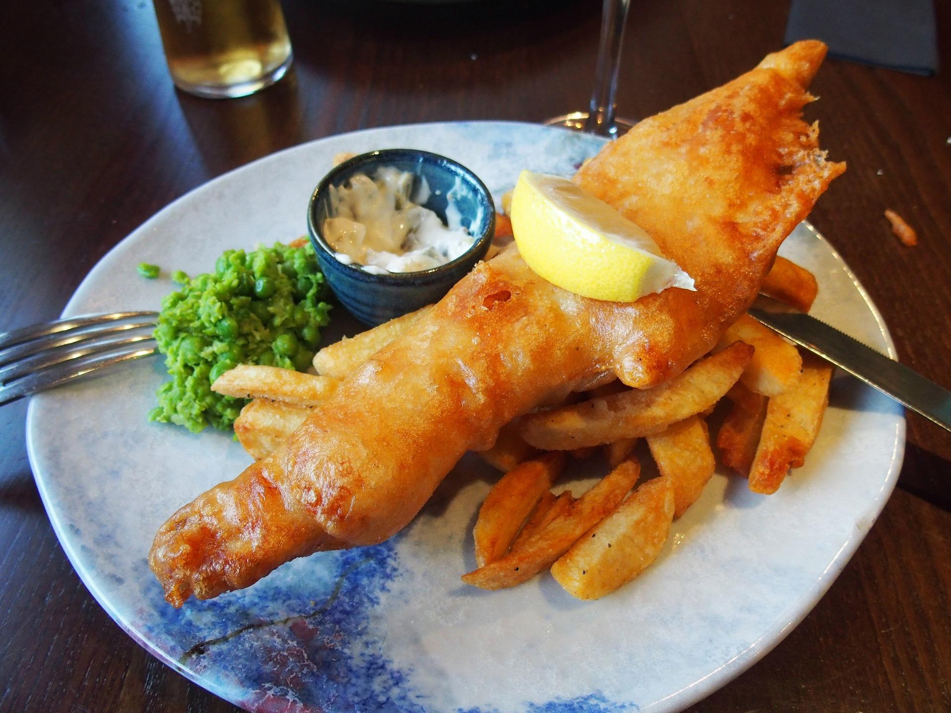 Frittierter Fisch mit Pommes?