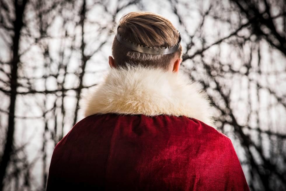 Auch der britische König musste sich in Englisch üben