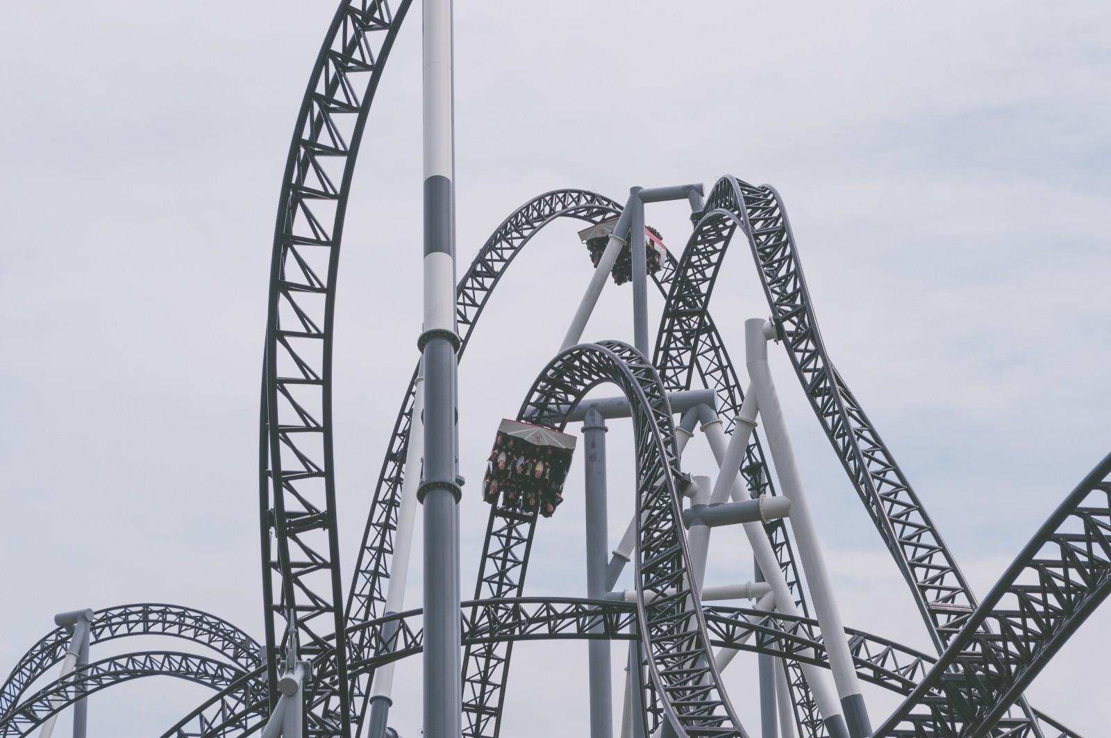 Der Lernfortschritt ist wie eine Achterbahn