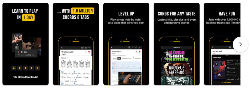 Ultimate Guitar App Vorschau