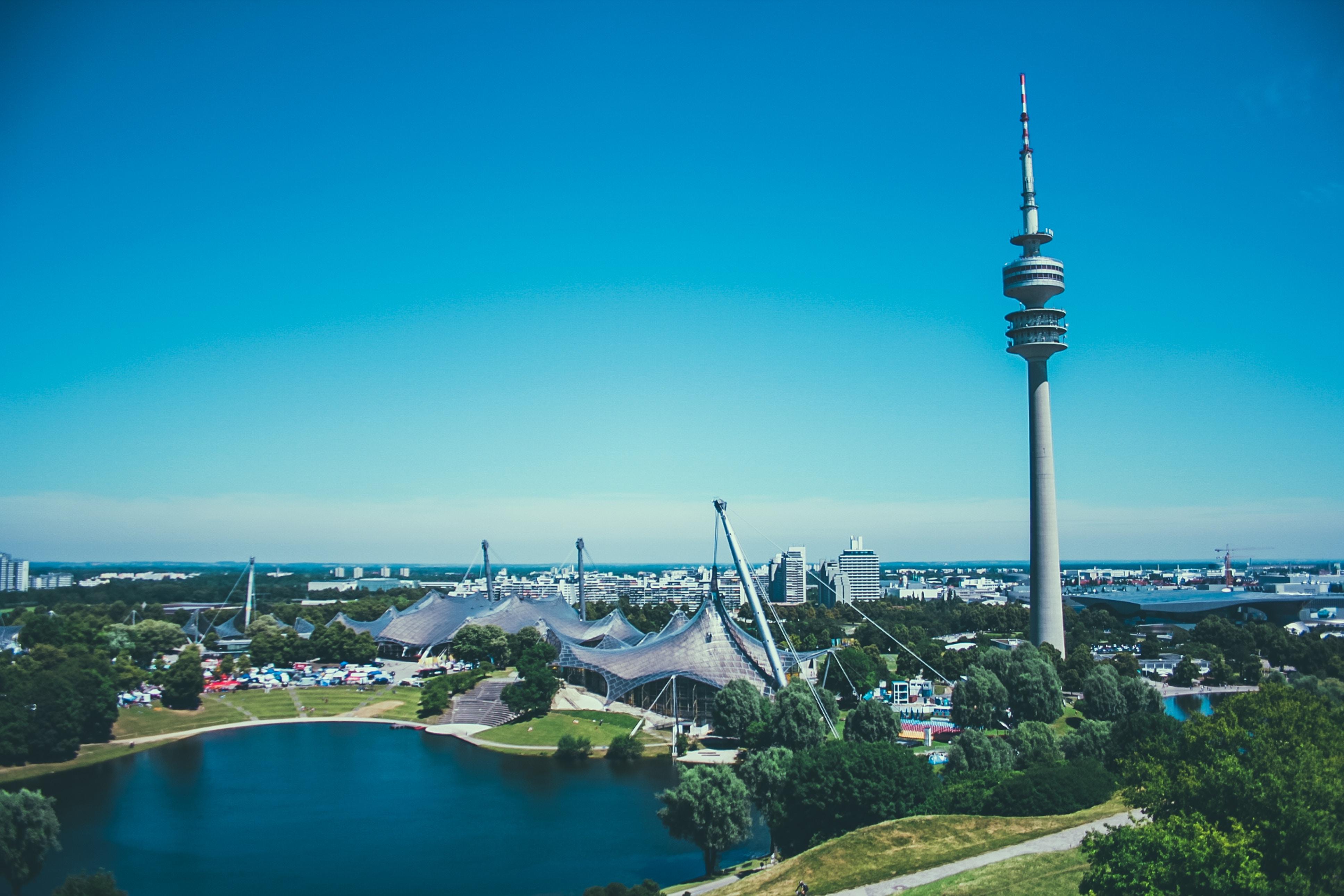 Der Olympiapark in München.