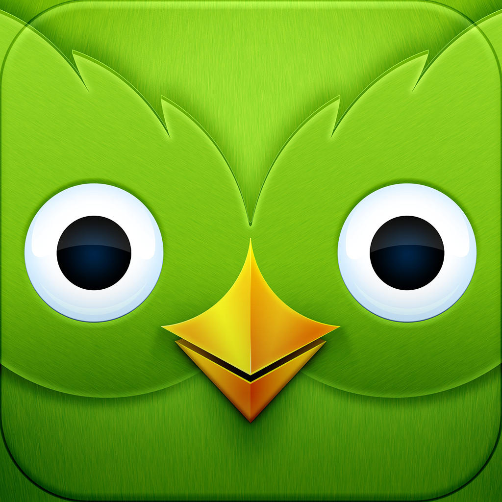 Der Duolingo-Vogel motiviert Dich zum Deutschlernen.