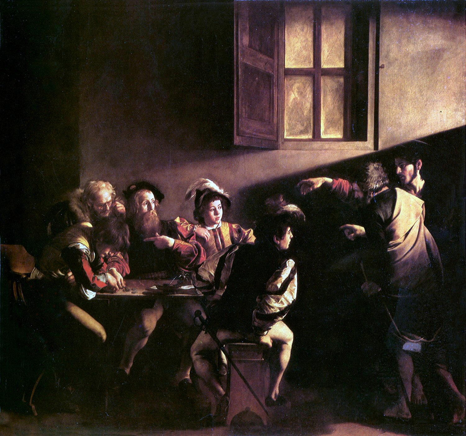 Bild mit Männern in einer Kneipe.