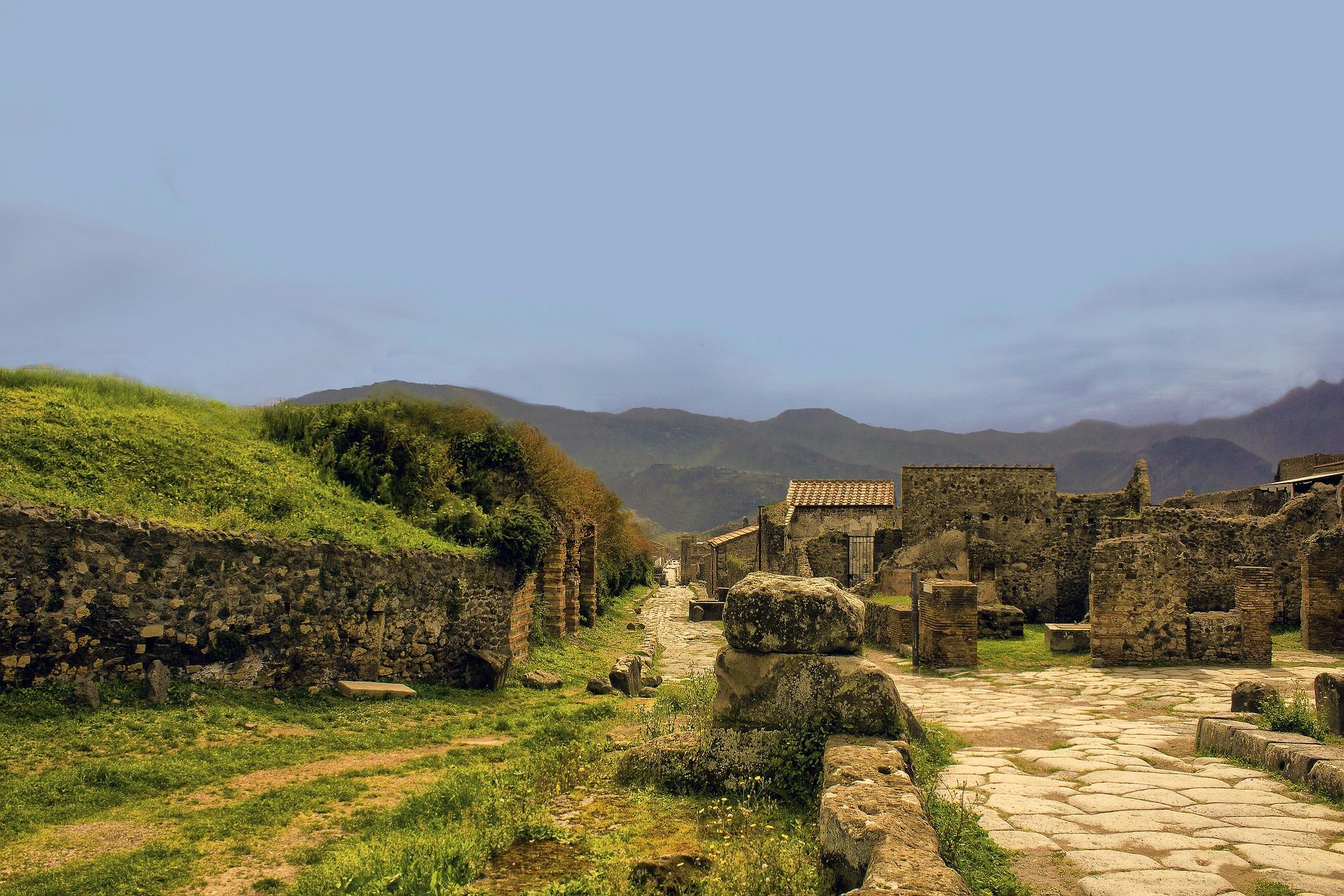 Pompeji wurde von einem Vulkanausbruch zerstört