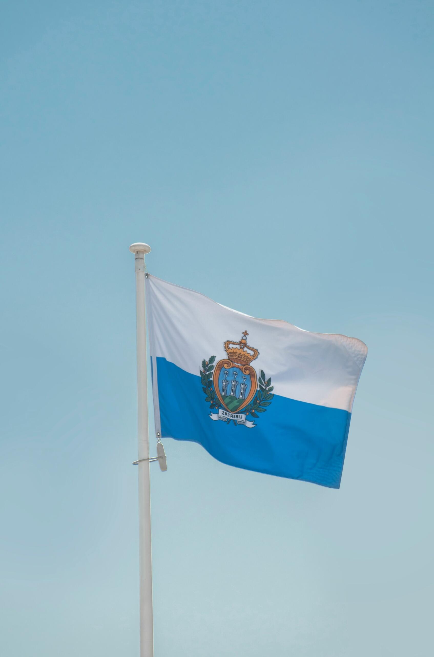 San Marino Flagge