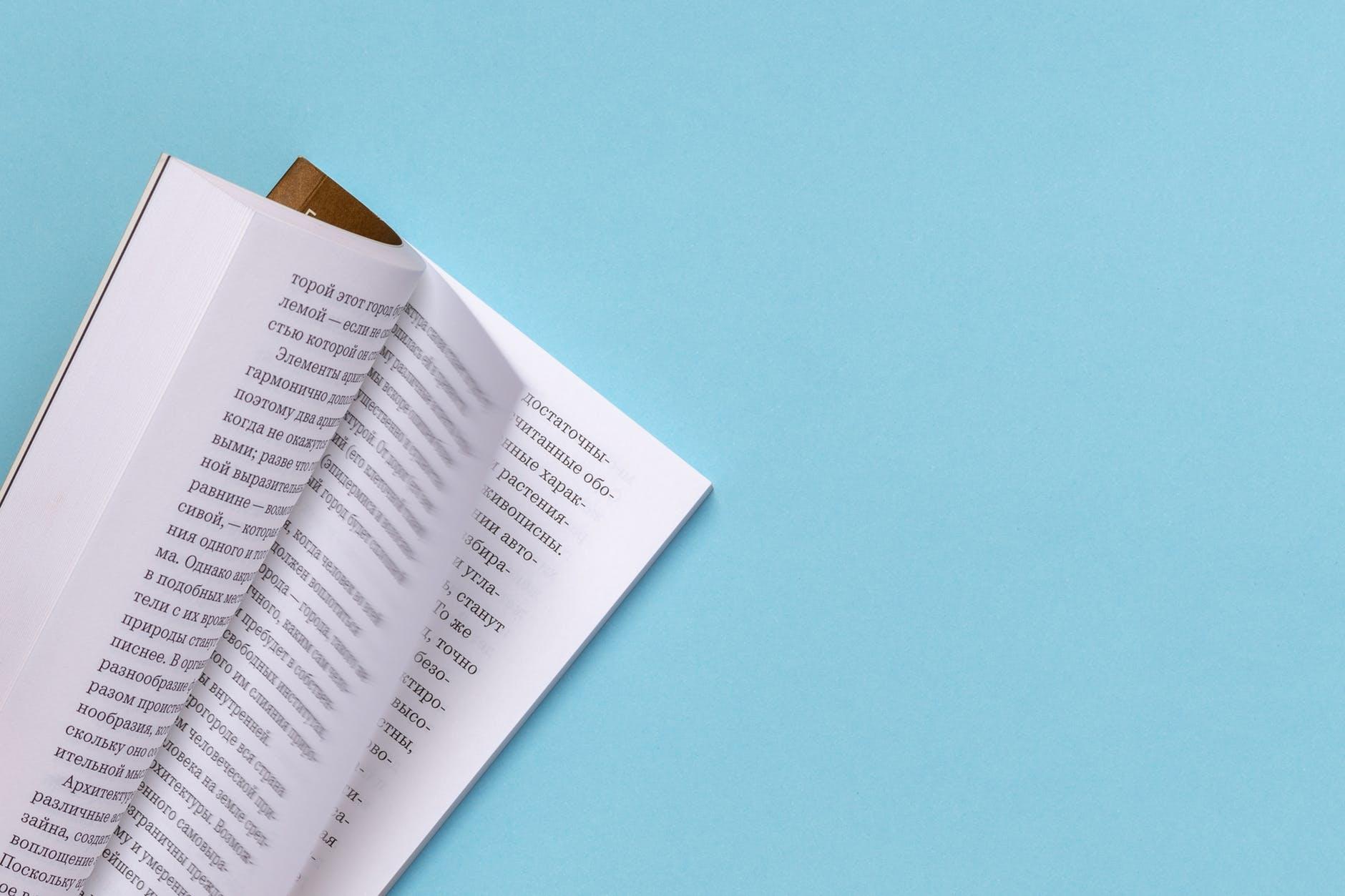 Lesen hilft dabei, neue Wörter und Wendungen einer Fremdsprache kennenzulernen.