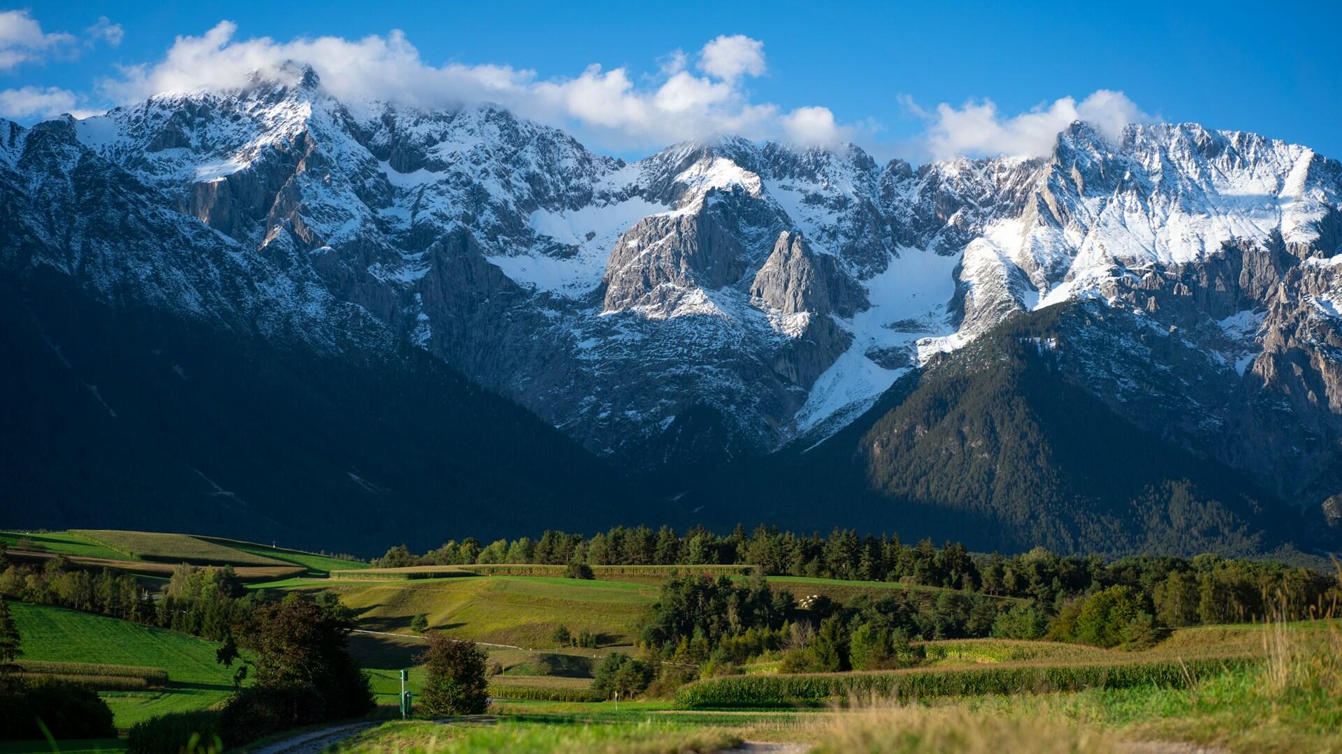 Eine Berglandschaft in Tirol