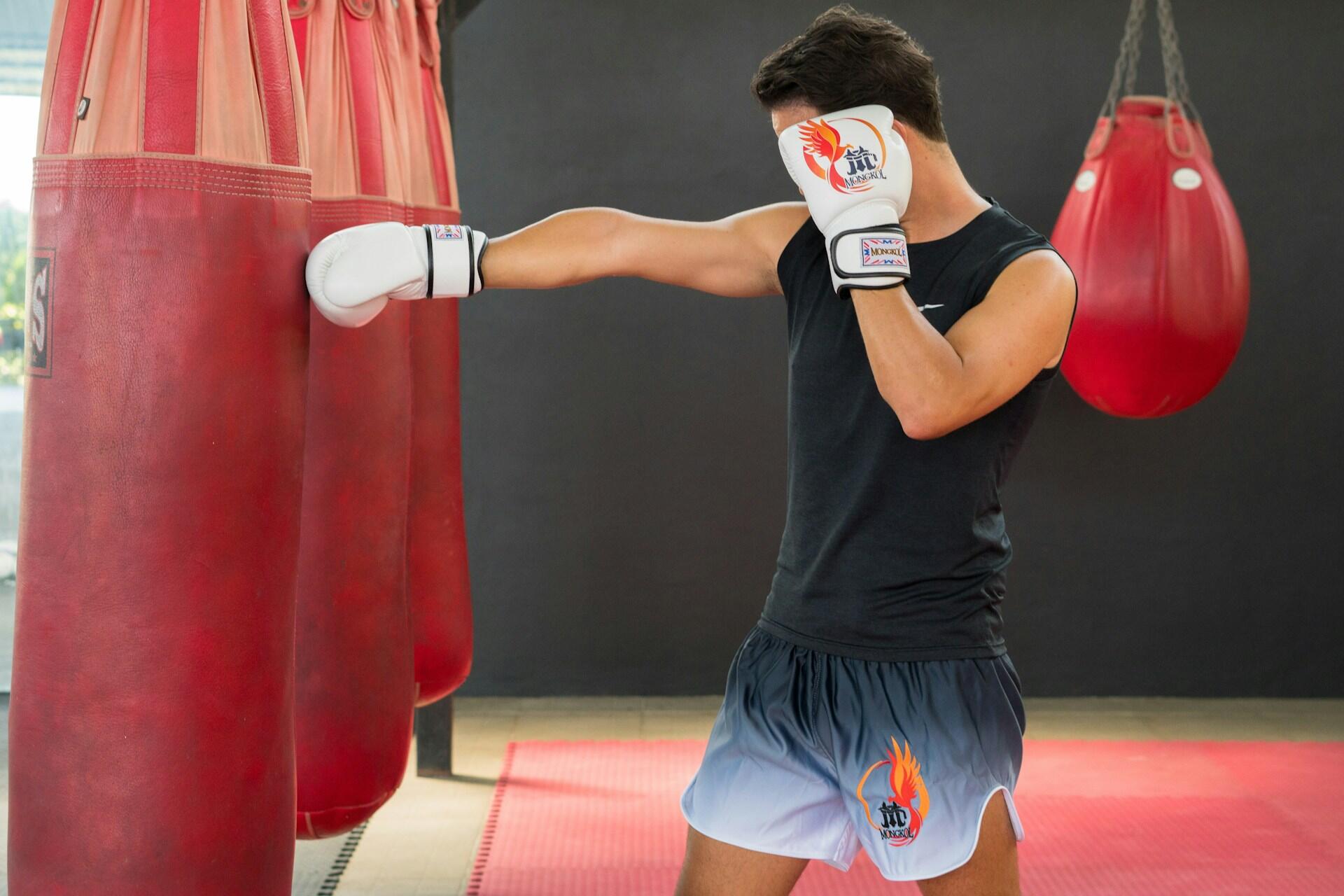 Boxsack für das Training zu Hause