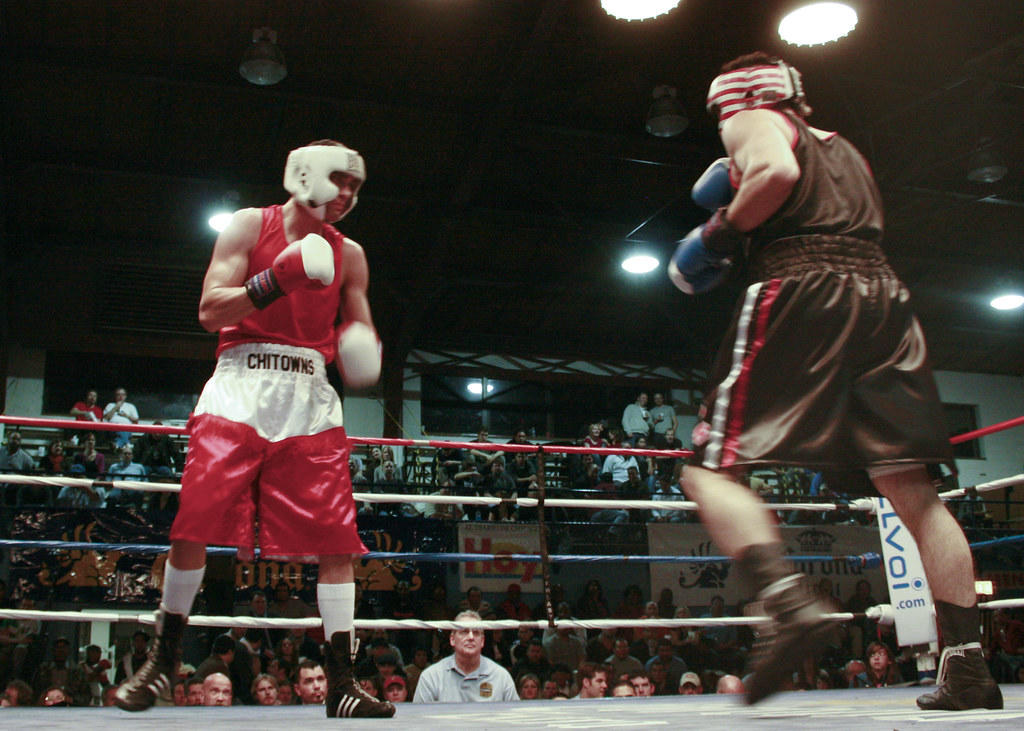 Weißt Du, wie der Ring beim Boxen aussieht?