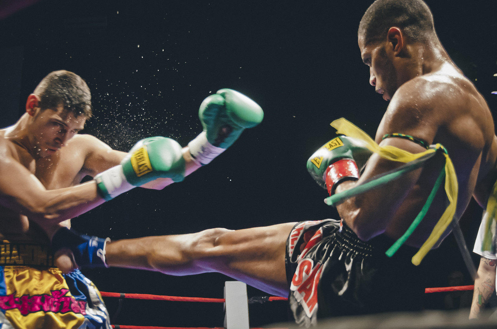 Hast Du realistisch für den Muay Thai Boxkampf geübt?