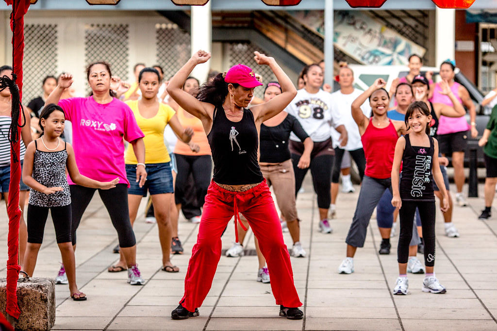Zumba wird eigentlich nie langweilig...