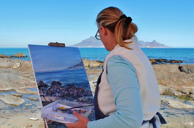 Für Künstler, die gerne die Natur malen, eignet sich die Aquarellmalerei.