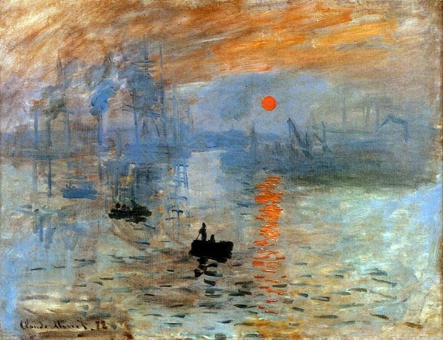 "Impression, Sonnenaufgang", Claude Monet