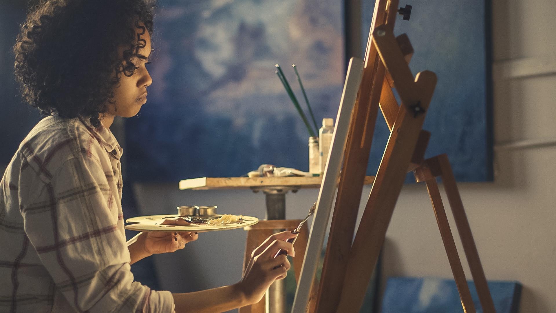 Du studierst Kunst?