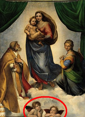 Kennst Du die Engel von Raffael?
