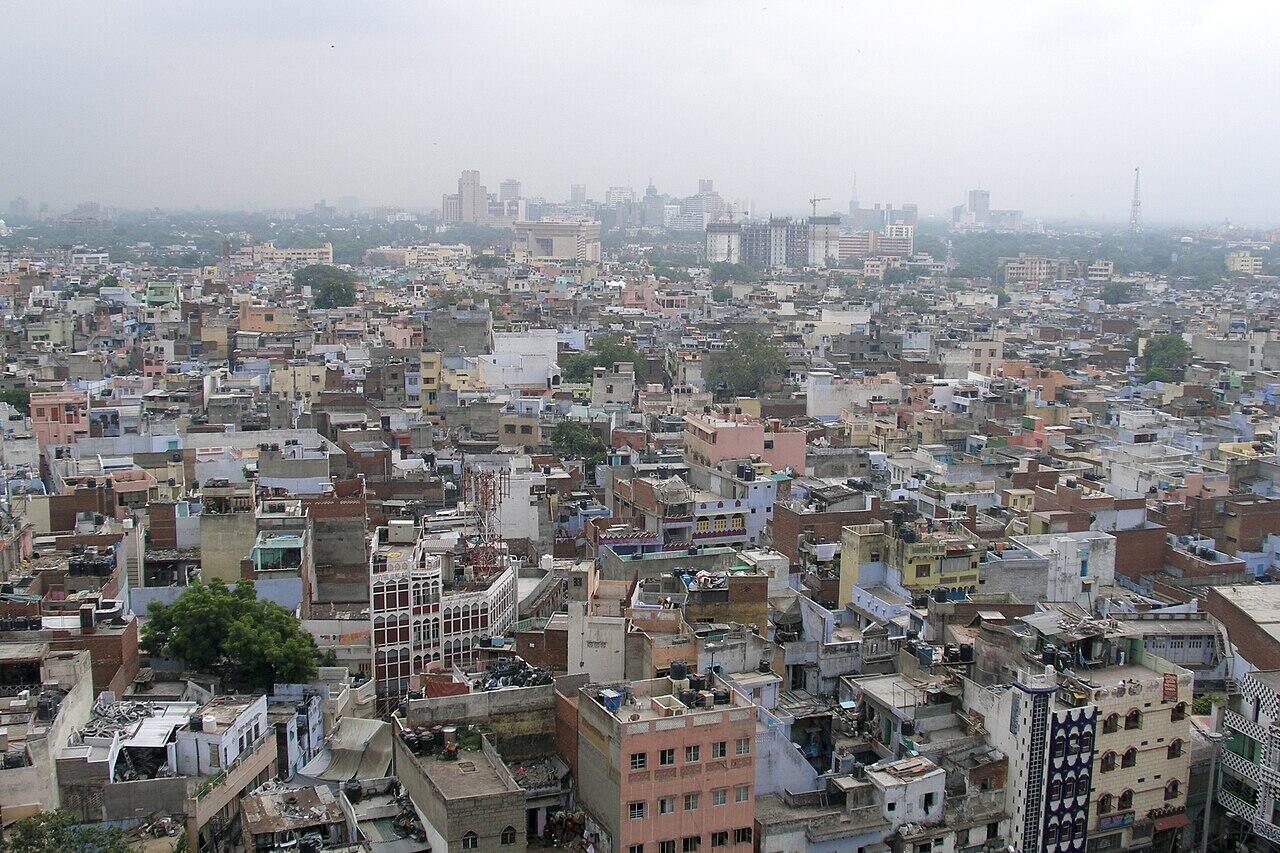 Blick über Shahjahanabad Richtung Neu-Delhi