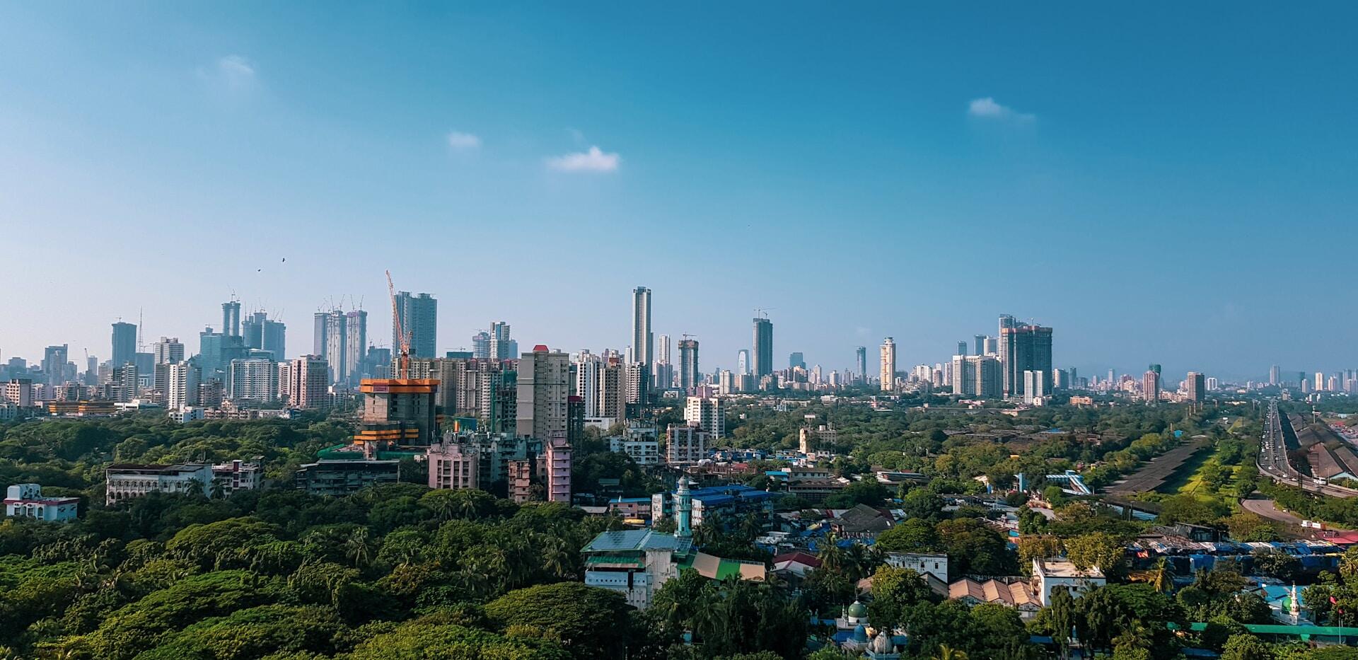 Die Skyline von Mumbai