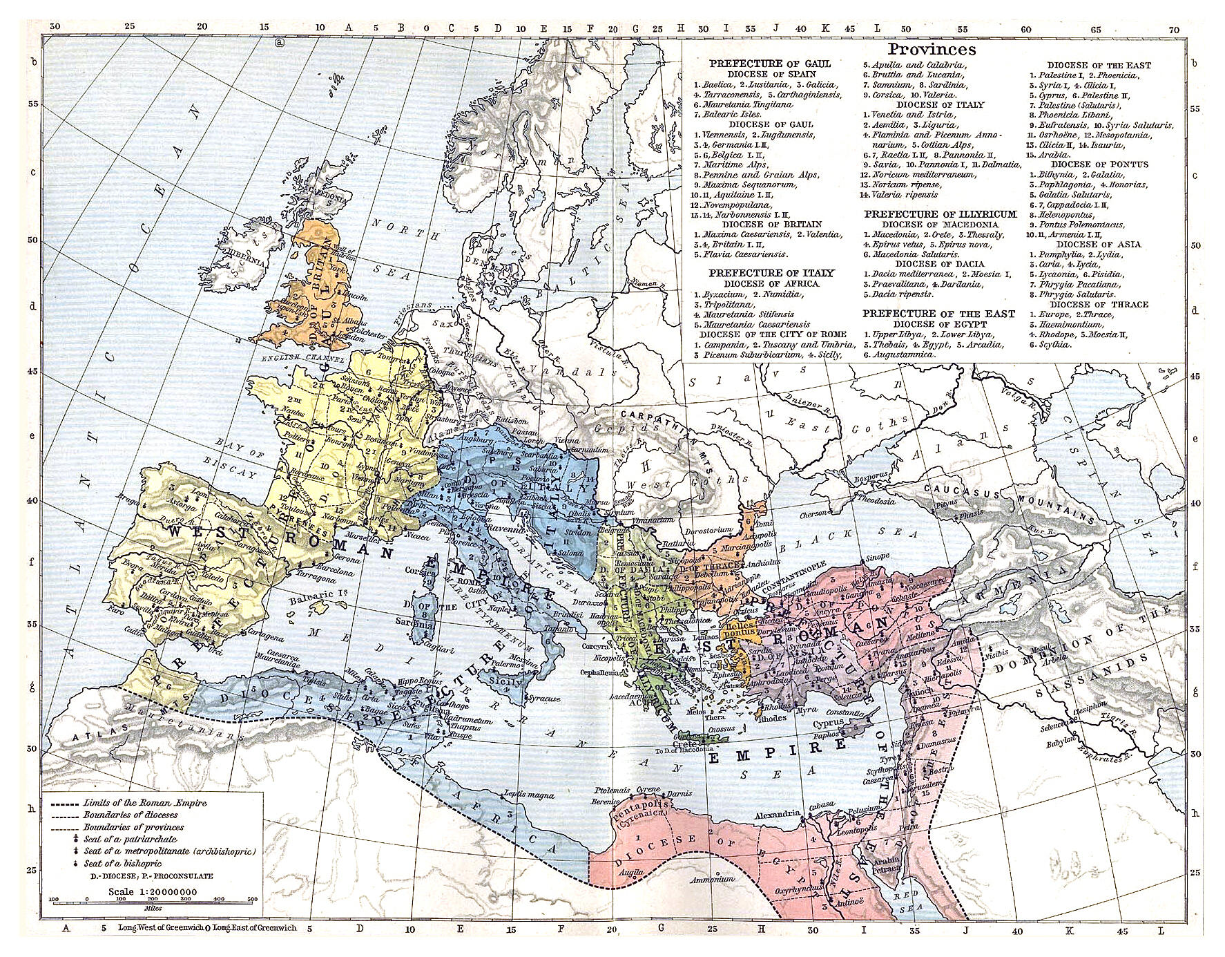 Das Römische Reich zur Zeit seiner größten Ausdehnung 117 n. Chr.