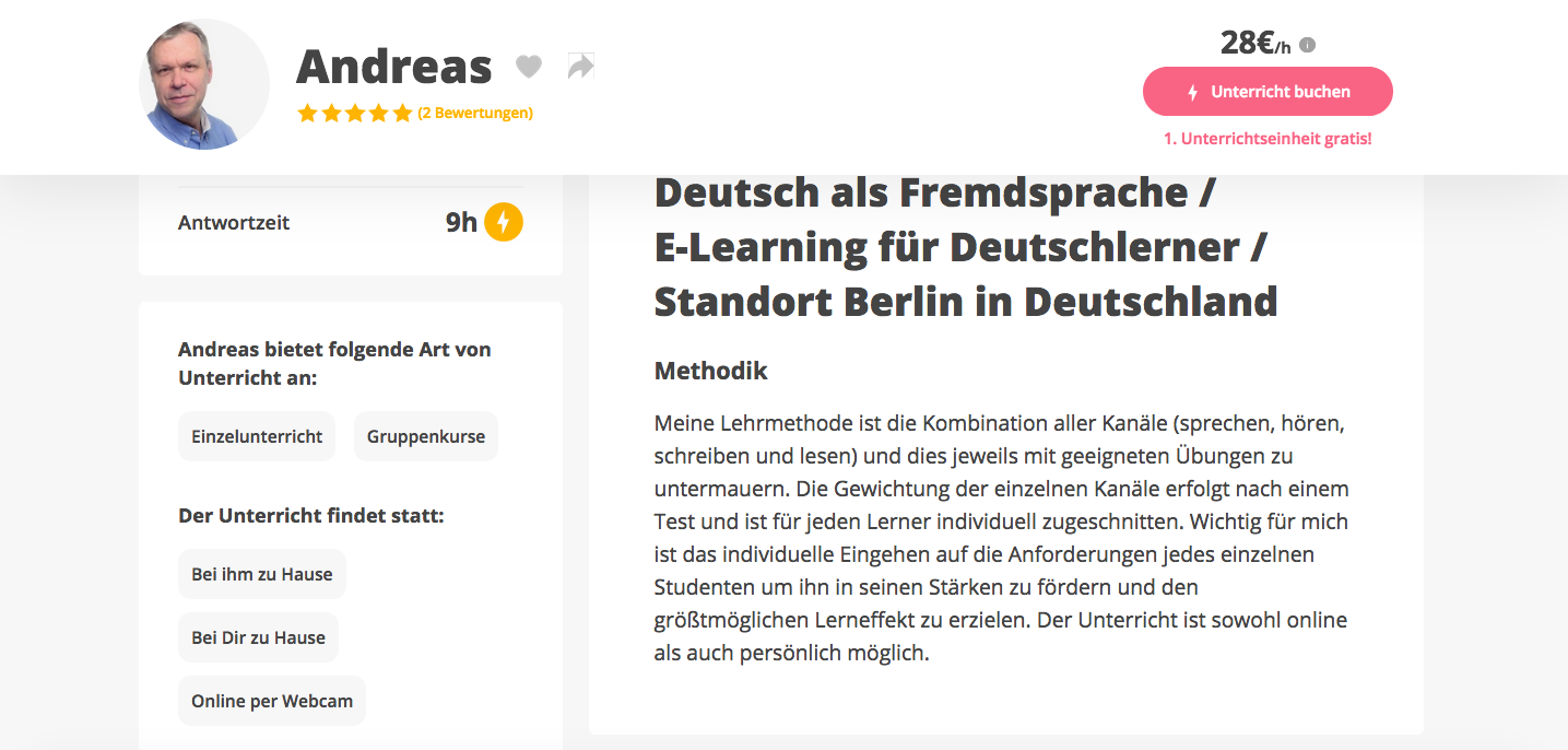 Kennst Du die Superprof Plattform schon?