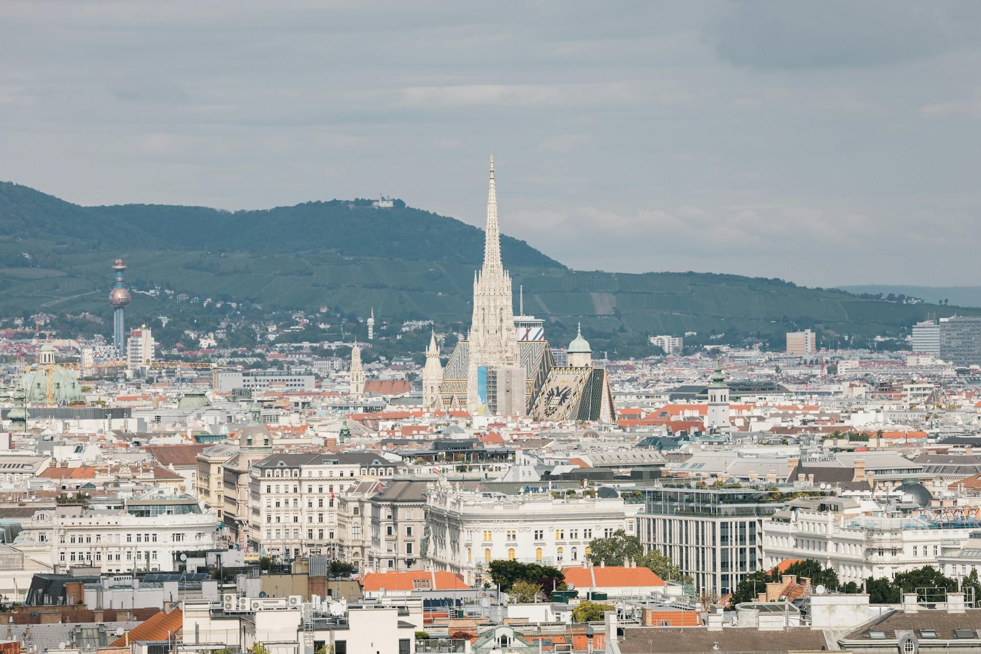 Ausblick über die Stadt Wien