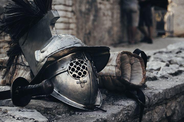 Gladiatorenspiele gehörten zum Leben im alten Rom dazu.