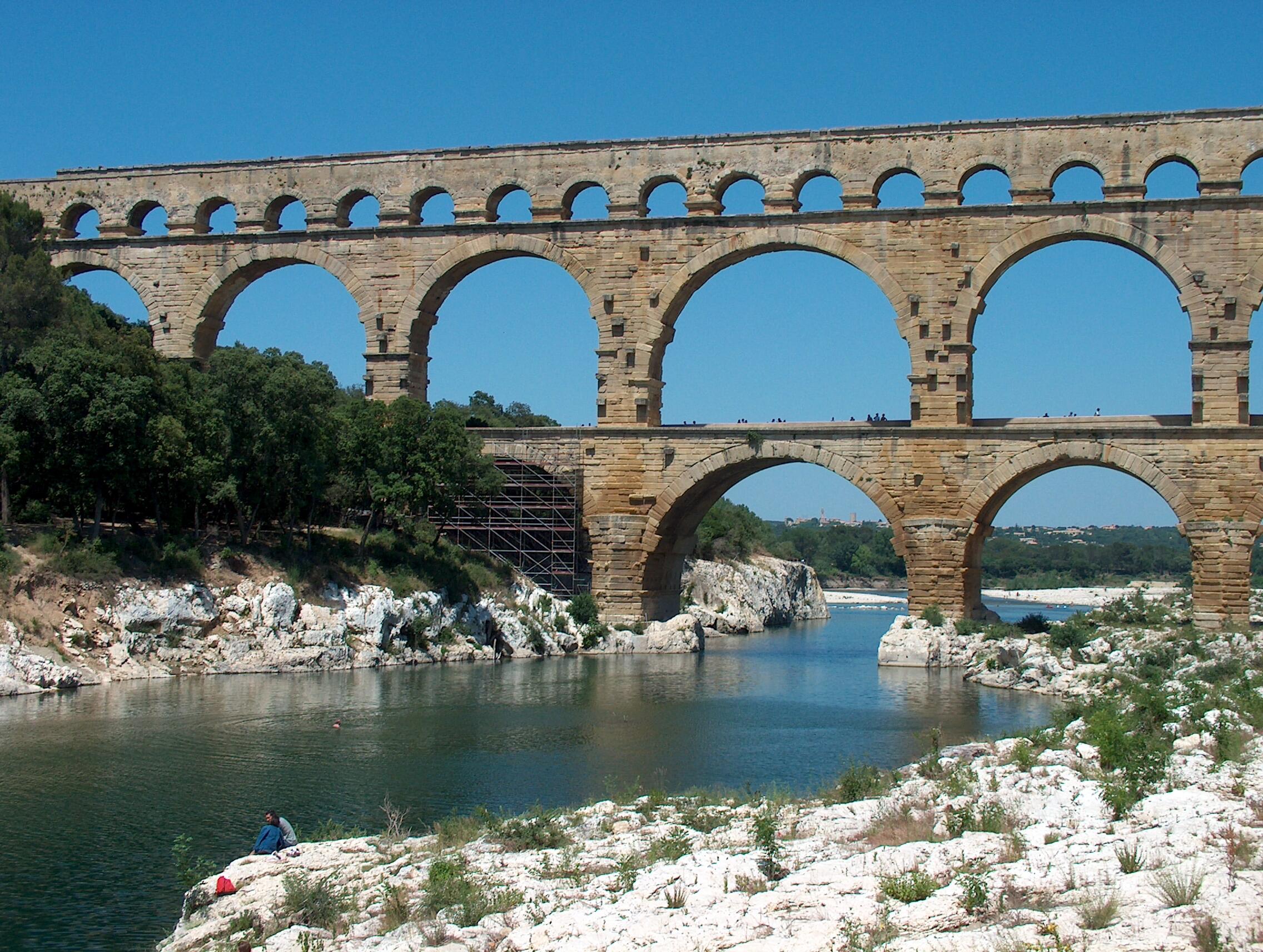 Das Pont du Gard in Frankreich.