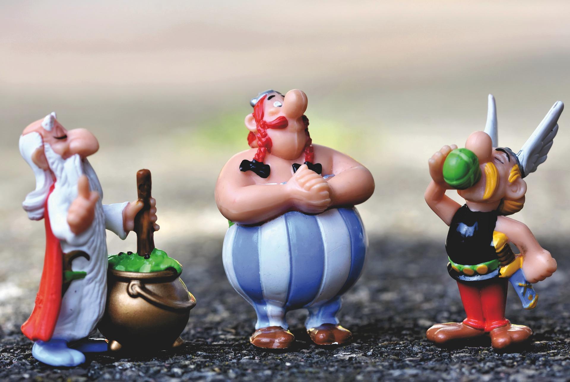 Asterix und Obelix sind Botschafter für Frankreich.