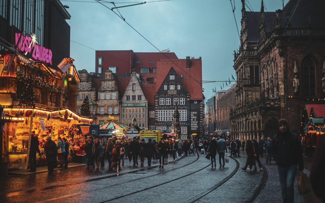 Die schöne Bremer Altstadt bietet zahlreiche Möglichkeiten zum Italienisch lernen.