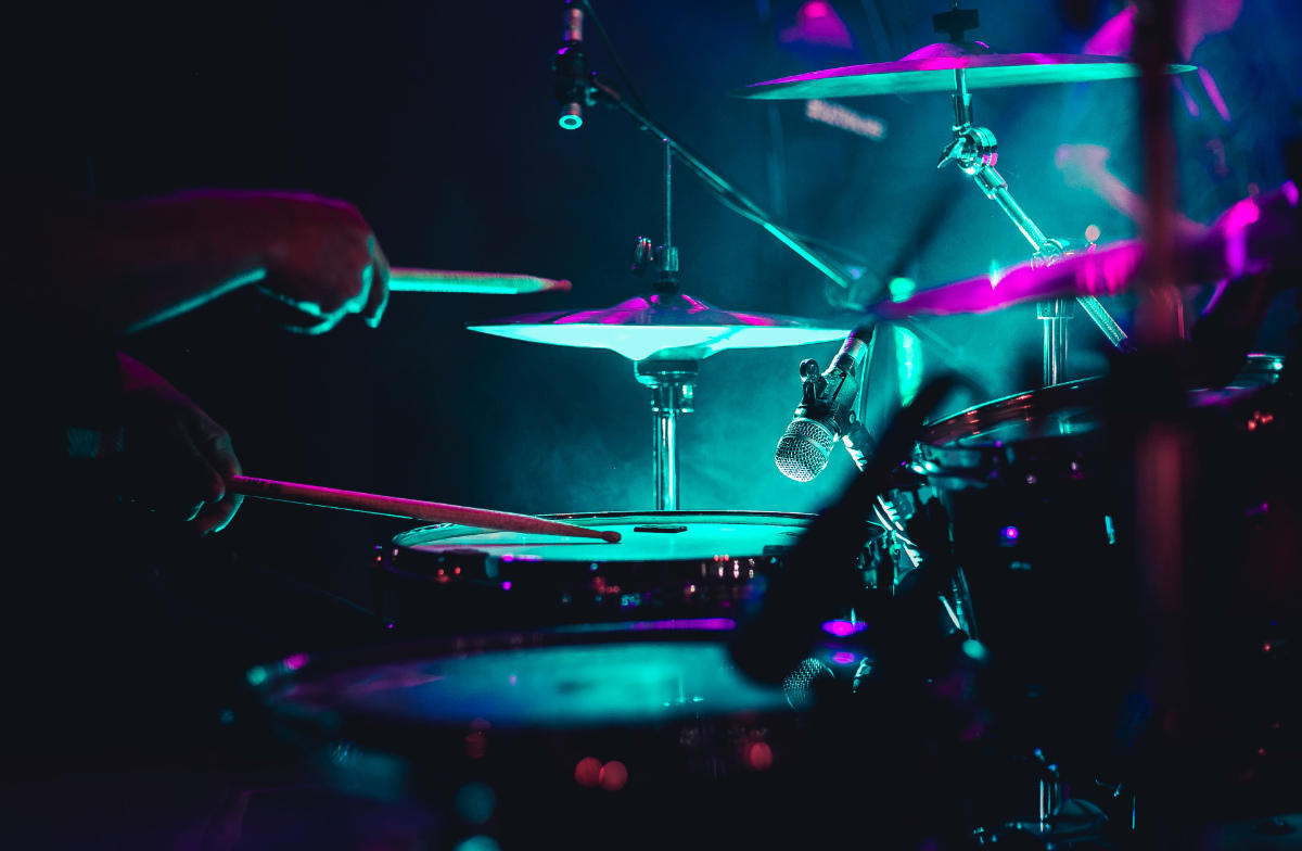 Hi-Hat im Scheinwerferlicht