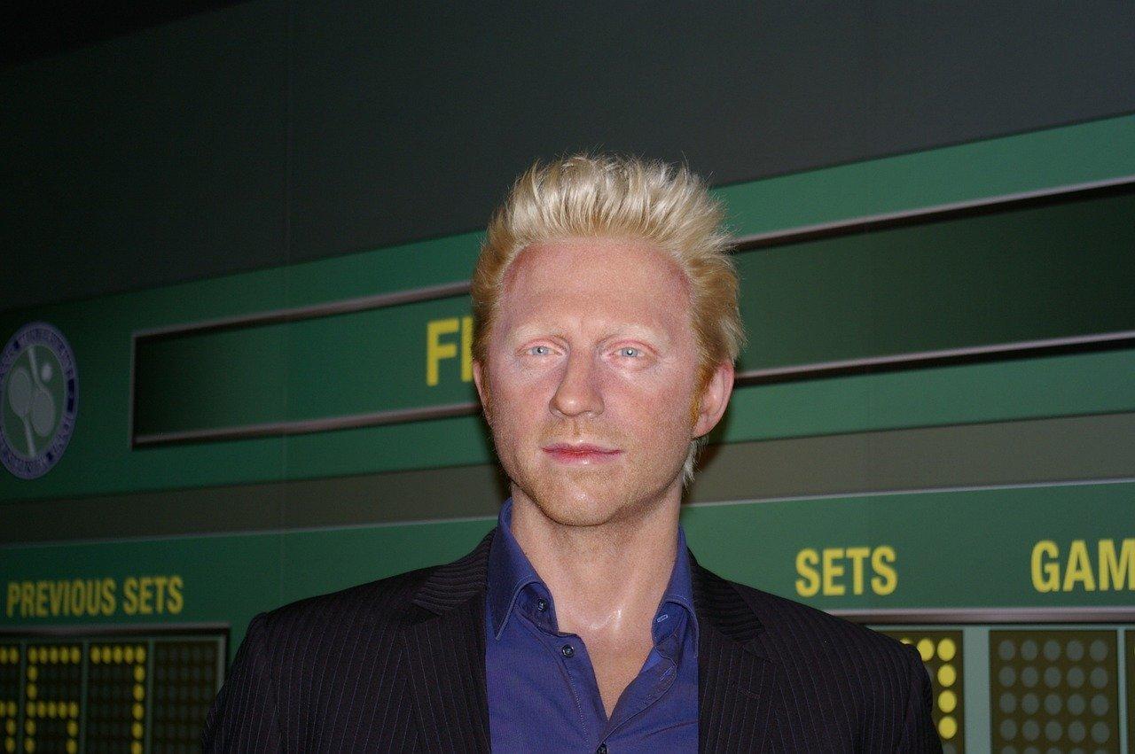 Portrait vom deutschen Tennisspieler Boris Becker in jungen Jahren