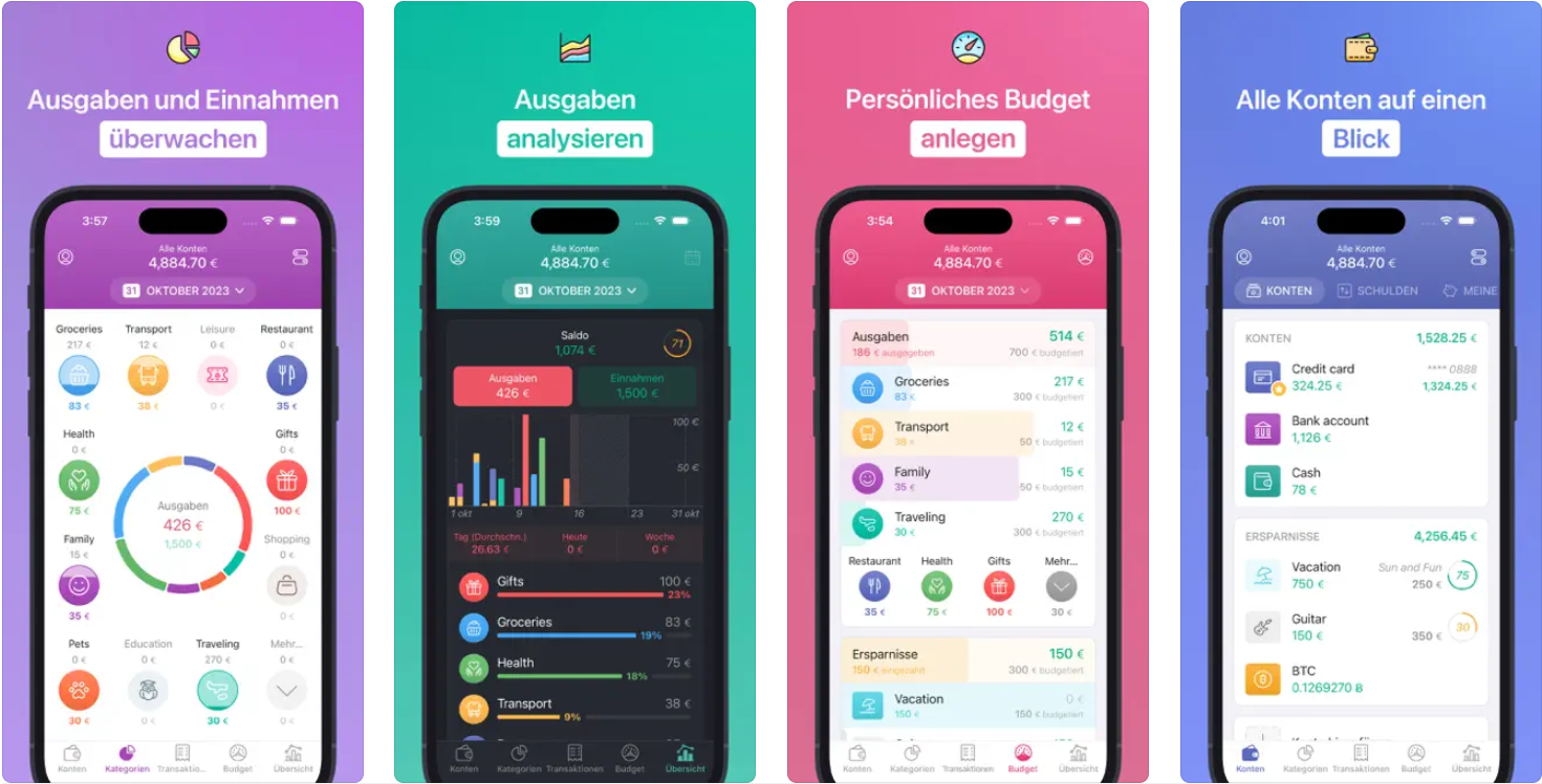 1Money App Screenshot aus dem App Store