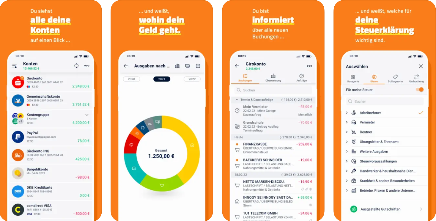 Finanzblick App Screenshot aus dem App Store