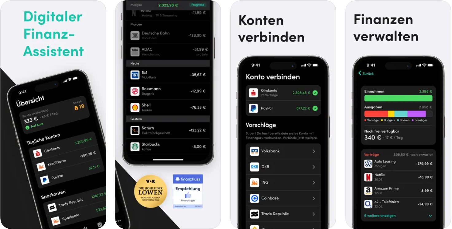 Finanzguru App Screenshot aus dem App Store