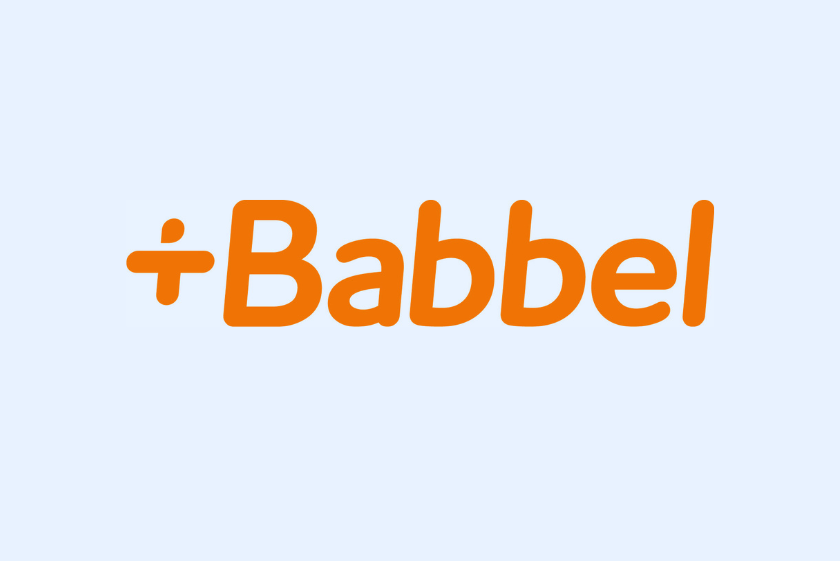 Logo der Babbel App