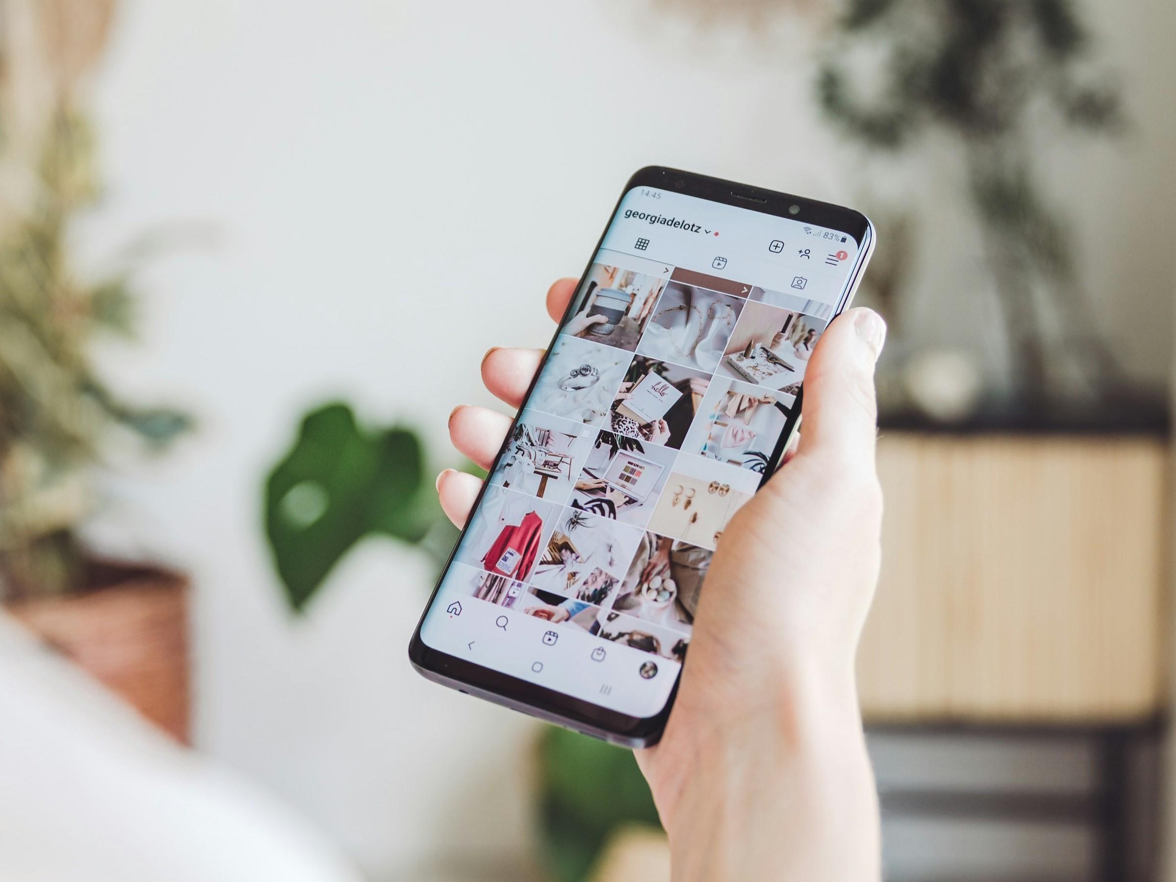 Instagram App auf dem Smartphone