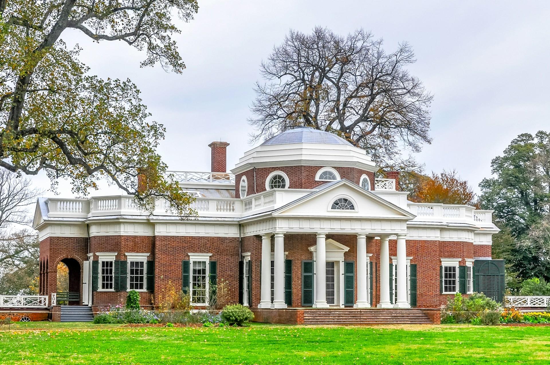 Thomas Jeffersons Haus in Monticello, Virginia